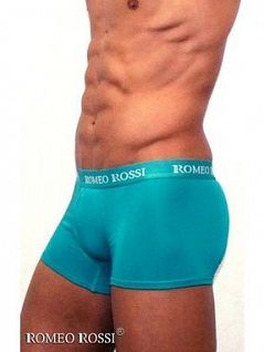 Оригинальные боксеры на заниженной посадке бирюзового цвета Romeo Rossi RTRR6005-07 распродажа